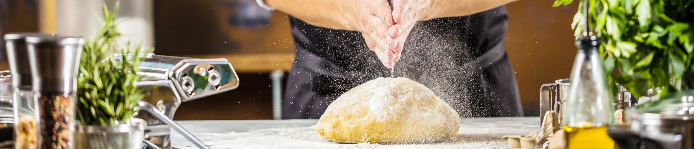 Flammkuchenteig für knusprige Teigböden