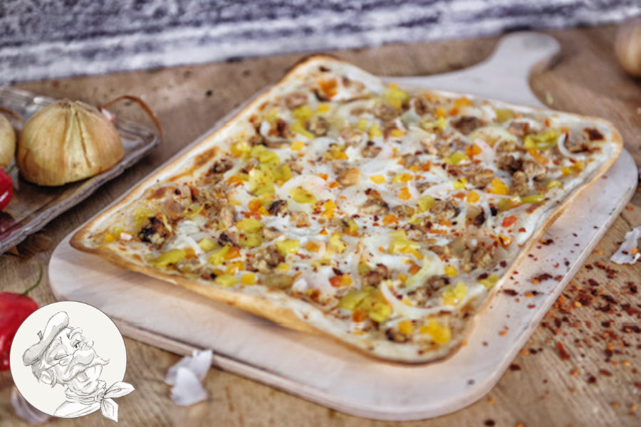 TK-Flammkuchen "Hähnchen Kebab"