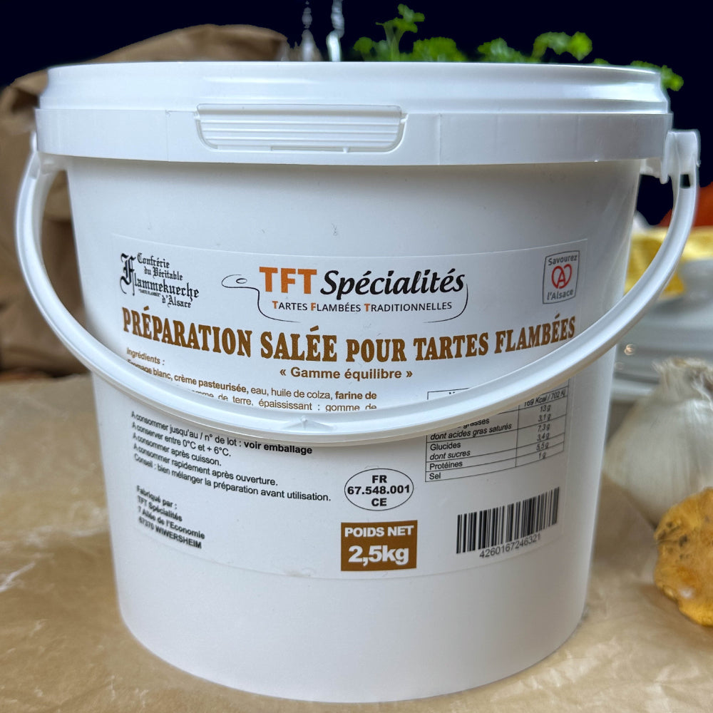 Tarte flambée cream - Original from Alsace - 2.5 kg