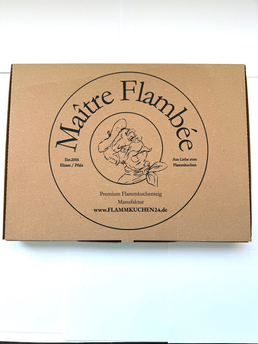 Tarte flambée takeaway box