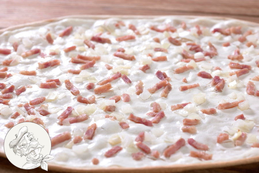 Tiefkühl-Flammkuchen für die Gastronomie